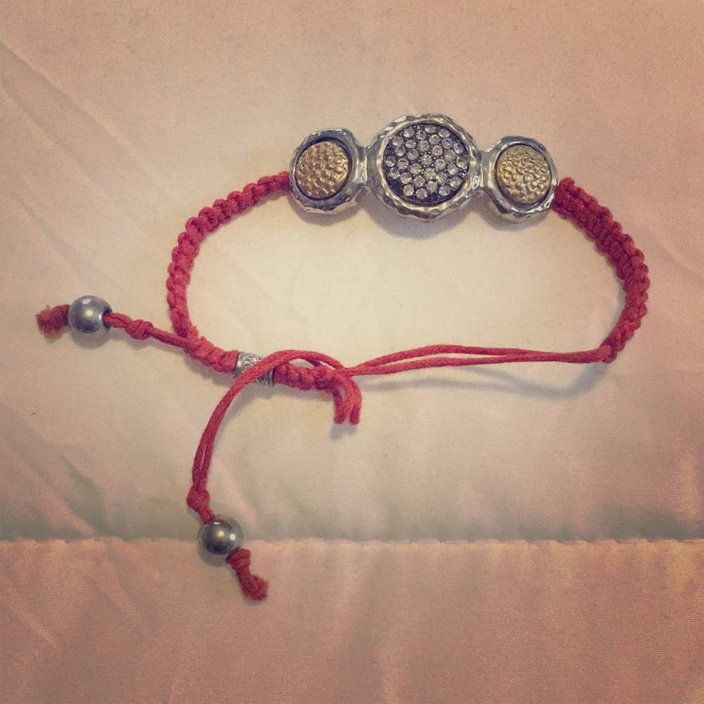 Red rope bracelet